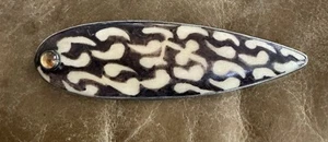 *THE DREAMER* ATEMBERAUBENDE STERLING INDONESISCHES DESIGN BATIK KNOCHEN ANSTECKNADEL UND ANHÄNGER - Bild 1 von 2
