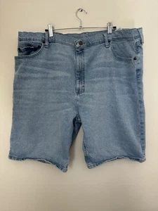 Pantalones Cortos Wrangler Auténticos Para Hombre Talla 42 Calidad Premium Azul Denim 5 Bolsillos Usados en Excelente Condición - Imagen 1 de 6