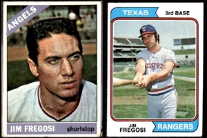 Jim Fregosi 2 Card Lot - 1966 and 1974 Topps (EX) - Picture 1 of 6