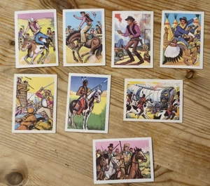 Anglo Gum 19700 Wild West 8 Cards diff - Picture 1 of 2