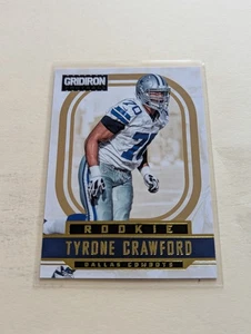 2012 Panini Gridiron Rookie Tyrone Crawford #284 Dallas - Picture 1 of 2