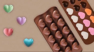 Heart Silicone Chocolate Mould for Epoxy Resin/Wax/Chocolate - Image 1 of 2