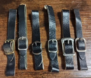 Uhrenarmband (3/8 Zoll schmales schwarzes Leder) (6 Stück) - Bild 1 von 1