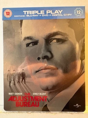 The Adjustment Bureau With Matt Damon Blu-Ray + DVD Steelbook New & Sealed 682G - Image 1 of 3