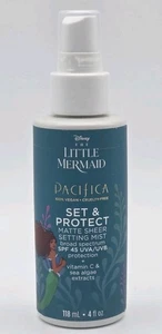 Disney Little Mermaid Pacifica Set & Protect Matte Setting Mist SPF 45 New 4oz - Picture 1 of 4