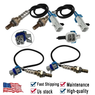 4x Sensor de Oxigênio Up&Downstream Para 2008-2013 Chevrolet Silverado GMC Sierra 1500 - Imagem 1 de 4
