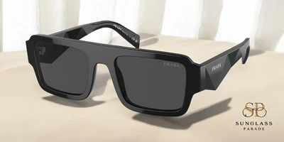 Gafas de sol para hombre PRADA PR A05S 16K08Z negras grises oscuras 53 mm Foto 1 de 2