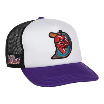 Gorra Ebbets Field Flannels El Paso Diablos MiLB De colección Espuma Camionero Sombrero NUEVO Foto 1 de 4