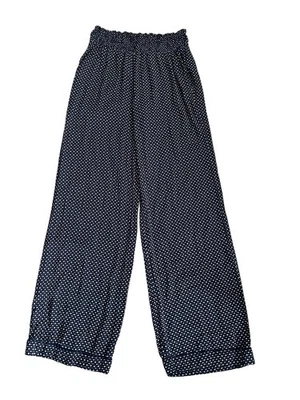 Aerie XS Sleeping Pajama Pants Dark Blue Polka Dots - Изображение 1 из 4