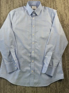 Charles Tyrwhitt Hemd Herren 16,5 34 blau Slim Fit bügelfrei kariert elegant kariert - Bild 1 von 7