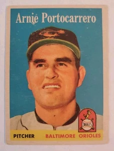1958 Topps - Arnie Portocarrero #465 Baltimore Orioles - Bild 1 von 2