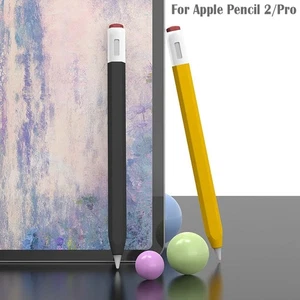Liquid Silicone Stylus Sleeve Pencil Protective Shell for Apple Pencil 2/Pro - Picture 1 of 6