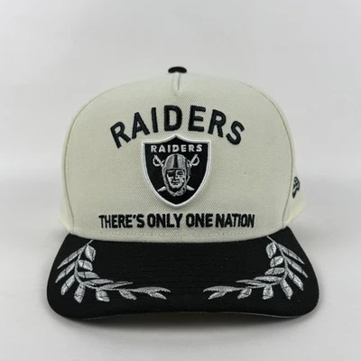 *NWT* New Era 59fifty Size 7.5 Los Angeles Oakland Raiders 25 Draft Two Tone Hat - Image 1 of 4
