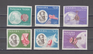 PANAMA  : 1966 - MNH  -  SCOTT # 474/74E  IMPERF.   CPLT. SET   JULES VERNE - Picture 1 of 1