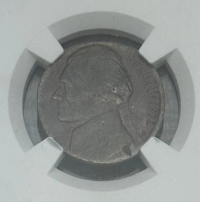 1972-D 5C Jefferson Nickel ~ NGC graded  Mint Error MS63 BN Struck on 1C Blank ( - Image 1 of 4