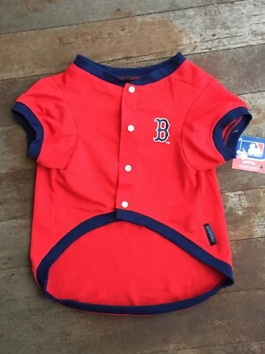 Boston Red Sox Perro Abrigo Camisa Premium Jersey MLB NUEVO XL Foto 1 de 4