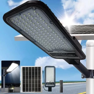 Commercial Solar Street Lights Outdoor Dusk to Dawn Solar High Bright Aluminum - Picture 1 of 23