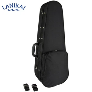 Lanikai FC-B Black Nylon Foam Ukulele Case Baritone Size with Straps No Logo - Picture 1 of 4