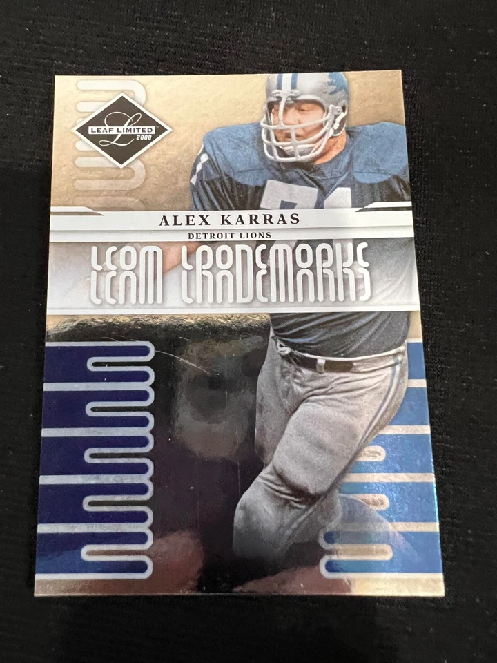 ALEX KARRAS Detroit Lions 2008 Leaf Limited Team Trademarks #T-1 NFL #416/999 - Image 1 of 1