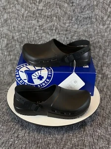 Birkenstock Professional Birki Air 2.0 Clog size 41 / Women's 10 Black Slip On - Picture 1 of 11