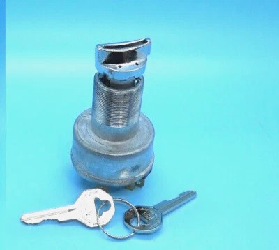 1961 1962 1963 Chevy Impala Ignition Switch ignition cylinder 2 GM keys - Image 1 of 4