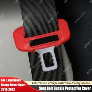 Seat Buckle Cover 5PCS Silicone Seat Belt Clips Sleeve For Range Rover Sport - Picture 1 of 10