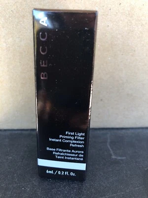 New 3 BECCA First Light Priming Filter Travel Size 6 mL / .2 FL OZ NIB - Image 1 of 2