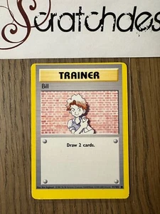 ERROR Error de Impresión Miscut - Pokemon BILL - Juego Base 4ª Impresión - 91/102 1999-2000 - Imagen 1 de 2