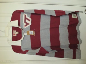 IzodV IRGINIA TECH VT Hokies S/S Starter 3-Knopf Polo Herren Large L weinrot LS - Bild 1 von 5