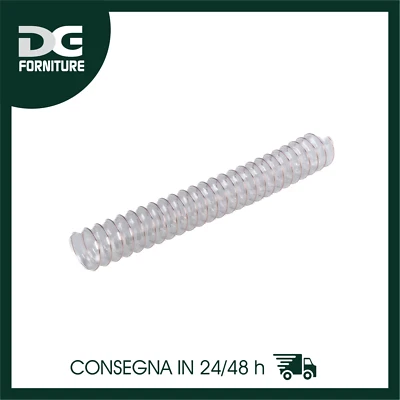 TUBO IMPIANTI ASPIRAZIONE TPU A BASE ESTERE RINFORZATO CON SPIRALE IN ACC RAMATO - Immagine 1 di 2