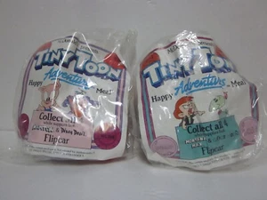 1991 McDonalds Tiny Toon Abenteuer 2 Stück - Hamton Dizzy Montana Gogo - Bild 1 von 3