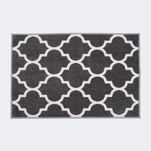 НЕСКОЛЬЗЯЩИЙ КОВЕР Коврик для Помещения МАРОККАНСКАЯ РЕШЕТКА РЕШЕТКИ РЕШЕТКИ Туманный Серый - Изображение 1 из 1