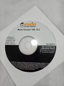 Roxio Creator DE 10.2 Installation Software CD (2008) Sonic Solutions - Picture 1 of 4