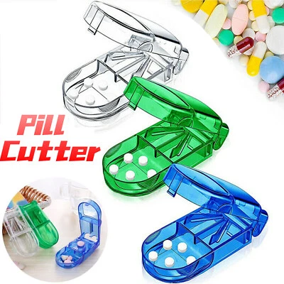 2 x tablet divider pill divider pill cutter medication box pill divider - Image 1 of 4