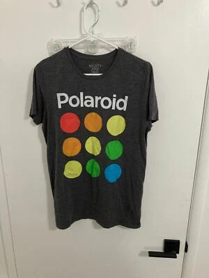 Mighty Fine Polaroid T-Shirt, Grey, Large - Image 1 of 2