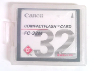 Genuine~Original~Canon~32MB~CompactFlash Card~FC-32M~for Old Devices - Image 1 of 3