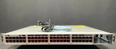 Cisco WS-C3850-48T-E Catalyst 3850 48x 1GB RJ-45  Switch - Same Day Shipping - Image 1 of 4