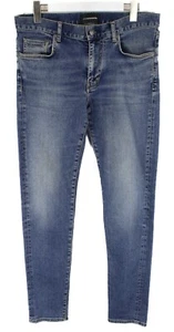 J. LINDEBERG Jay Dust Jeans Men's W32/L34 Faded Slim Fit Stretchy Whiskers Zip - Picture 1 of 7