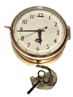 Smiths WW2 Navy Submarine or Ship Astral Bulkhead Clock. Working ~Very Heavy