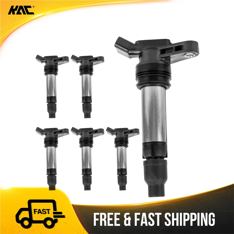 Paquete de 6 bobinas de encendido para Volvo XC60 XC70 S60 S80 V70 Land Rover Foto 1 de 4