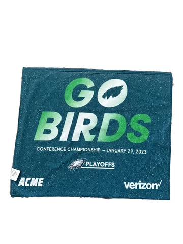 PHILADELPHIA EAGLES 2023 NFC CHAMPIONSHIP 49ERS RALLY TOWEL SGA 1/29/23 Cover