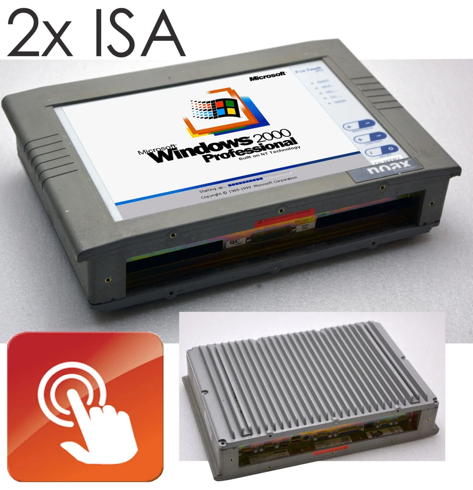 Panel Pc Noax K-P700B-12Tsi Rs-232 2X Isa Pci 15Cm Tty Windows 2000 Pantalla Táctil Foto 1 de 1
