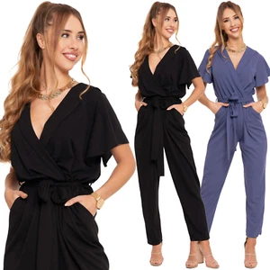 Damen Overall Jumpsuit Einteiler Clubwear Casual lang Moraj 2200-001 S36-XXL44 - Bild 1 von 23