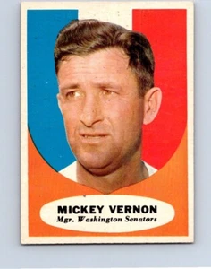 VINTAGE BASEBALL CARD TOPPS 1961 MICKEY VERNON WASHINGTON SENATORS NO5 - Picture 1 of 2