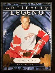 2009/10 UPPER DECK ARTIFACTS LEGEND GOLD GORDIE HOWE 16/50