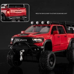 1:32 Dodge Ram 1500 Trx 6*6 Warlord Alloy Diecast Model Car with Sound & Light - Picture 1 of 27
