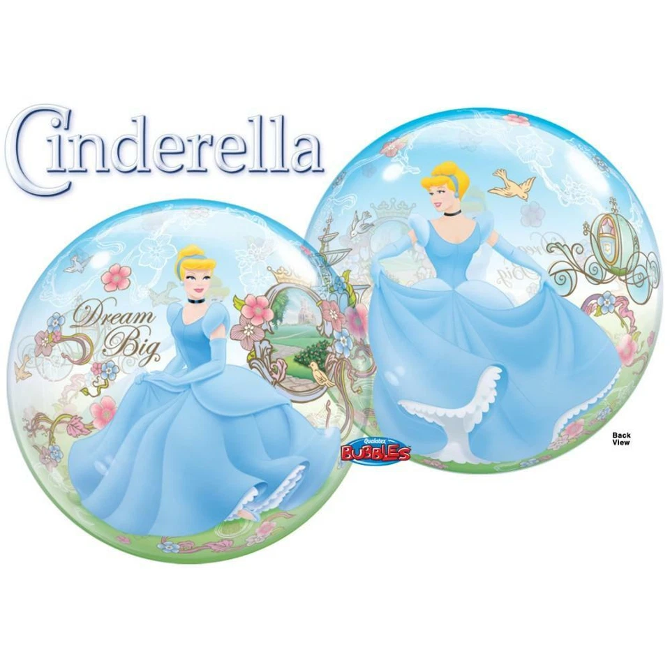 Disney Princess Party Supplies Cinderella Dream Big Bubble Balloon (56 cm) - image 1 of 1