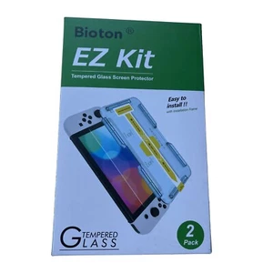 Tempered Glass Screen Protector Compatible With Nintendo Switch Oled (2pack) New - Picture 1 of 7