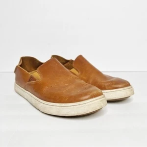 Olukai Pehuea Damen-Slipper cognacfarben hellbraun Leder Größe 6,5 - Bild 1 von 5