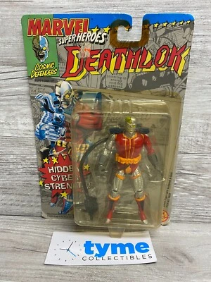 Figura de acción Toy Biz 1992 Marvel Super Heroes Deathlok 5" con arma NUEVO Foto 1 de 3